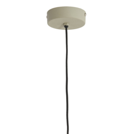 Hanglamp Ø40x25 cm ELIMO mat licht grijs