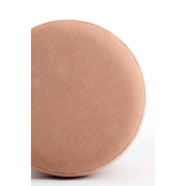 Poef Ø42x43 cm CURTEA licht oranje