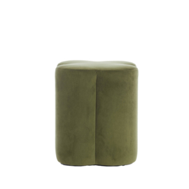 Poef 38x38x45 cm NALANI olijf groen