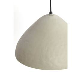 Hanglamp Ø40x25 cm ELIMO mat licht grijs