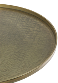 Salontafel Ø75x35 cm POPETA antiek brons