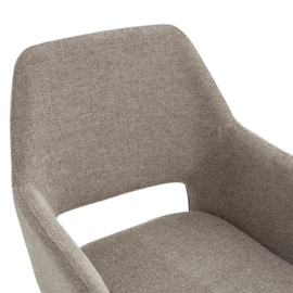 Eetkamerstoel Tess – Linnen Taupe (Set van 2)