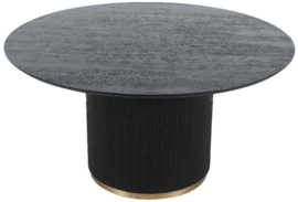 Xelle Black dining table - PTMD Collection