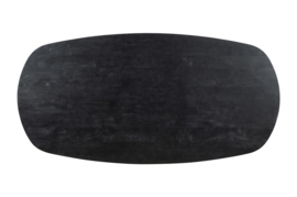 Alore black gold diningtable oval 240 cm - PTMD
