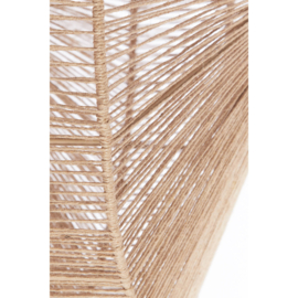 Wandlamp Ø31x31 cm LYRA naturel+mat zwart
