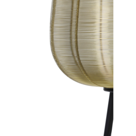Vloerlamp Ø37x135 cm ADETA goud+mat zwart