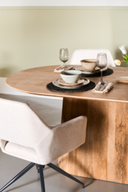 Mokka Eettafel Lichtbruin 230cm