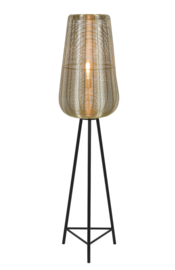 Vloerlamp Ø37x135 cm ADETA goud+mat zwart