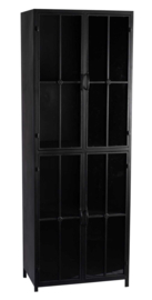PTMD- Cave Black iron cabinet high