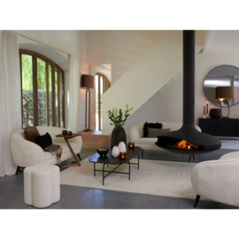 Kast 150x40x80 cm ABAGE hout zwart