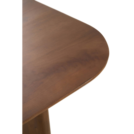 Eettafel 240x100x76 cm AYMARA hout donker bruin