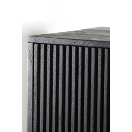 Kast 150x40x80 cm ABAGE hout zwart