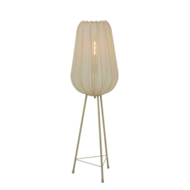 Vloerlamp driepoot Ø42x132 cm PLUMERIA zand