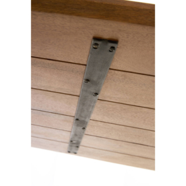 Eettafel 240x100x76 cm AYMARA hout donker bruin