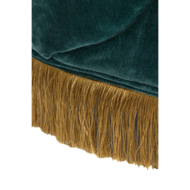 Stoel 81,5x76,5x76,5 cm GALATI velvet petrol+goud
