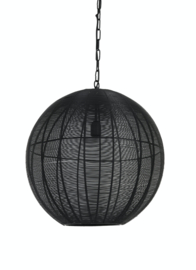 Hanglamp Ø50x54 cm AMARAH mat zwart