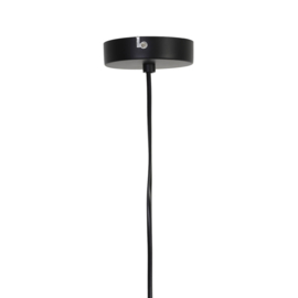 Hanglamp Ø20x22 cm ALVARO mat zwart