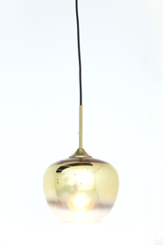 Hanglamp Ø23x18 cm MAYSON glas goud-helder+goud