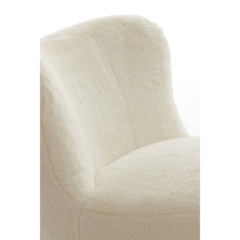 Stoel 79x76x77 cm KAMOVU crème
