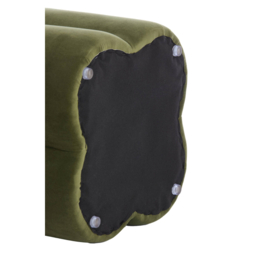 Poef 38x38x45 cm NALANI olijf groen