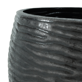 Delida Black brush alu sheet big pot round SV3-PTMD