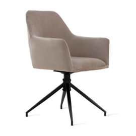 Eetkamerstoel Tess – Velvet Taupe (Set van 2)