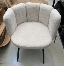 High five chair white pearl (boucle)