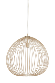 Hanglamp Ø56x55 cm RILANA mat beige