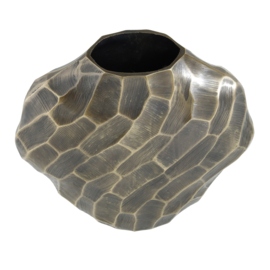 Feliciana Brass alu pot irregular shape S