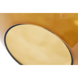 Hanglamp Ø30x25 cm MAYSON glas bruin-zwart