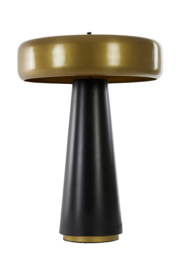 Tafellamp Ø40x56 cm NAGAI mat zwart-antiek brons
