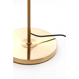 Vloerlamp Ø30x160 cm MEDINA glas smoke+goud