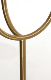 Vloerlamp 3L E14 38x20x162 cm MAGDALA glas bruin+goud