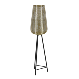 Vloerlamp Ø37x147 cm ADETA goud+mat zwart