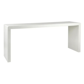VERONA - console - kalkpleister - L 180 x W 45 x H 76 cm - gebroken wit