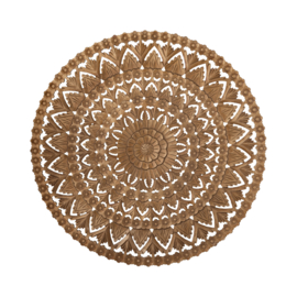 Willian Brown MDF round wallpanel carved L - 120cm