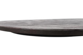 Alore brown gold diningtable oval 240 cm