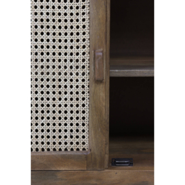 Kast 88x40x84 cm NIPAS hout bruin