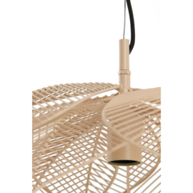 Hanglamp Ø72x29 cm PAVAS mat beige