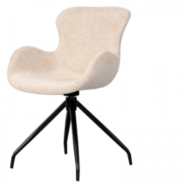 Eetkamerstoel California Sierra Zand Roterend - Lifestyle Homecollection