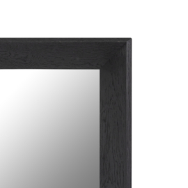 Chevar Black oak wood mirror rectangle S