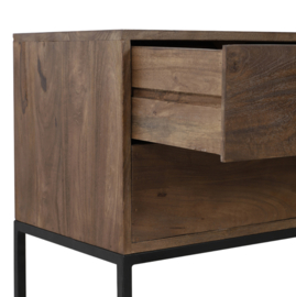 Light & Living - Side table 120x40x80 cm MEAVE hout donker bruin