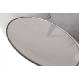 Hanglamp Ø30x25 cm MAYSON smoke glas-mat zwart