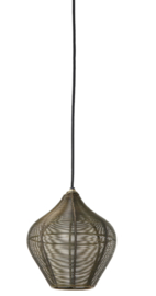 Hanglamp Ø20x22 cm ALVARO antiek brons