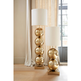 Vloerlamp Ø30x137 cm LOVIS licht goud