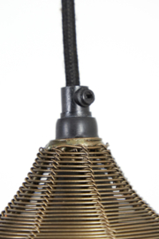 Hanglamp 10L 120x25x29,5 cm ALVARO antiek brons