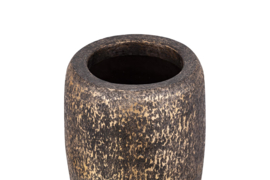 Melany Copper brushed aluminum pot high round SV2