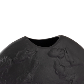 Nevios Black matt alu pot oval shape S
