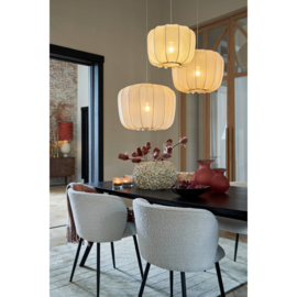 Hanglamp Ø60x45 cm PLUMERIA zand
