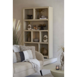 Kast 110x35x190 cm NAHUA beige - Light & Living